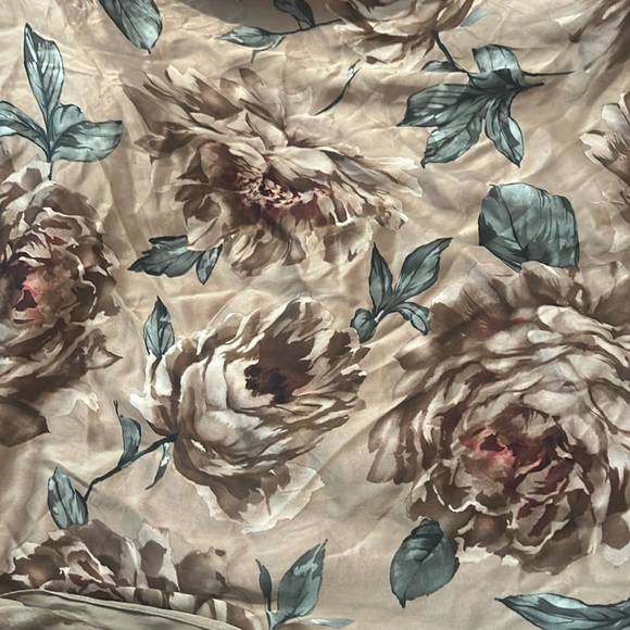 Vintage Floral Ralph Lauren Silk Scarf - Picture 1 of 4